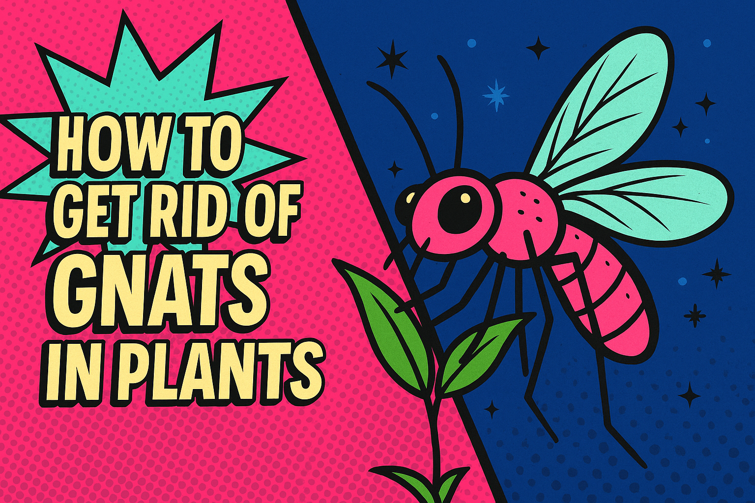how to get rid of gnats in plants